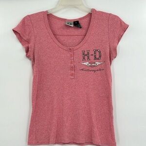 Med.  Harley Davidson top